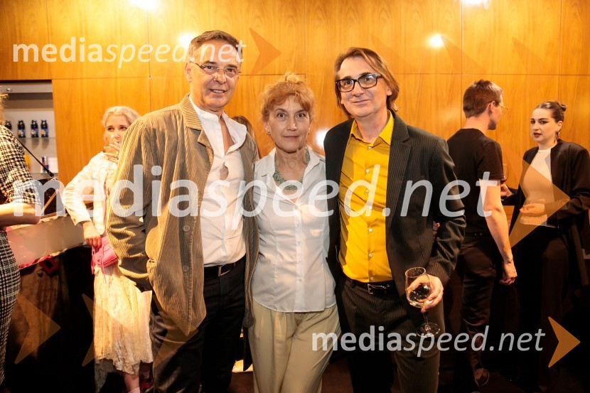   Igor  Samobor, igralec;  Barbara Hieng Samobor, direktorica in umetniška vodja MGL;  Aleksandar  Popovski, režiser, umetniški direktor Drame SNG MariborJunakinje, premiera drame