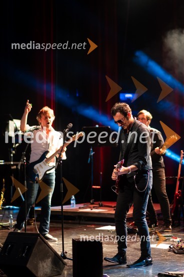  Zoran Čalić, kitarist skupine Big Foot Mama;  Branko  Đurić - Đuro, igralecNeisha, veliki koncert in predstavitev nove plošče Dvigam jadra