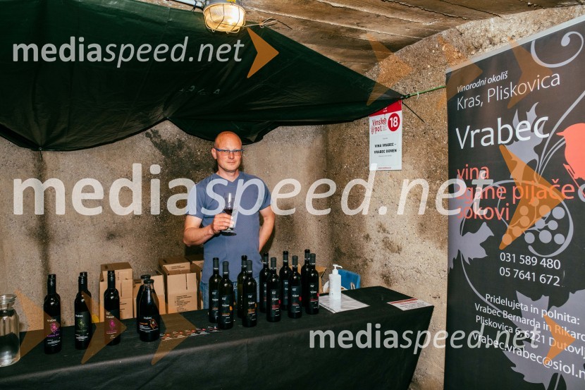  Domen Vrabec, vina VrabecVinska pot v rovih pod starim Kranjem 2022, petek 1