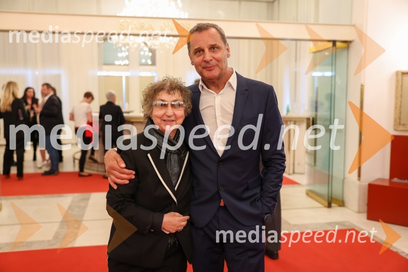  Dragica Petrovič, režiserka in producentka;  Danilo Rošker, direktor SNG MariborRigoletto, premiera opere, SNG Maribor