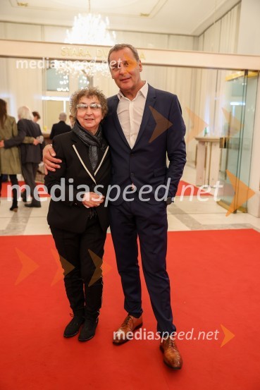  Dragica Petrovič, režiserka in producentka;  Danilo Rošker, direktor SNG MariborRigoletto, premiera opere, SNG Maribor