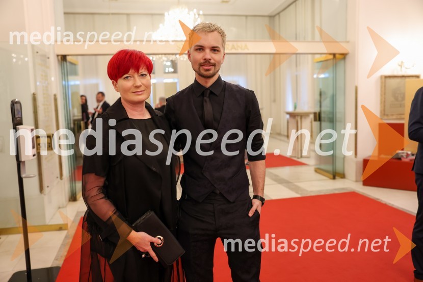  Valerija Grubelnik, Cvetličarna Grubelnik;  David Hojnik, modni oblikovalec DH fashionRigoletto, premiera opere, SNG Maribor