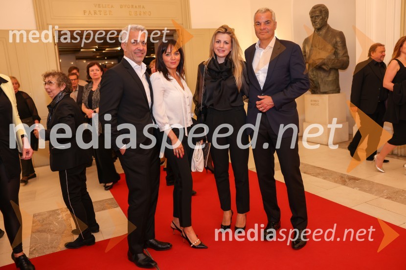  ... ;  ... ;  Katja Arsenovič, direktorica Rožmarin Hospitality Group;  Saša Arsenovič, župan občine Maribor, podjetnikRigoletto, premiera opere, SNG Maribor