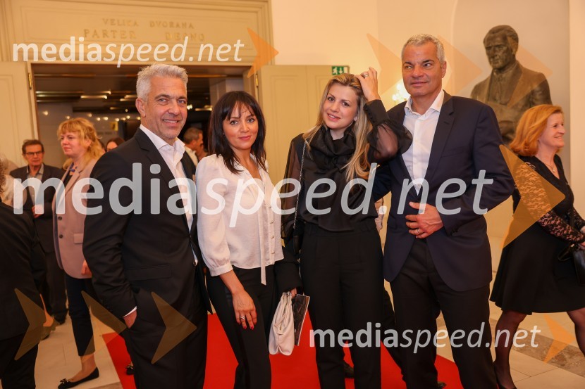  ... ;  ... ;  Katja Arsenovič, direktorica Rožmarin Hospitality Group;  Saša Arsenovič, župan občine Maribor, podjetnikRigoletto, premiera opere, SNG Maribor