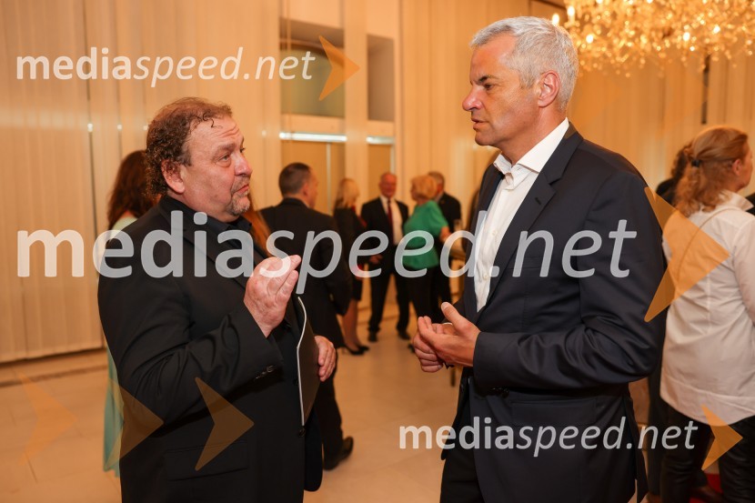  Darko  Brlek, direktor in umetniški vodja, Festival Ljubljana;  Saša Arsenovič, župan občine Maribor, podjetnikRigoletto, premiera opere, SNG Maribor