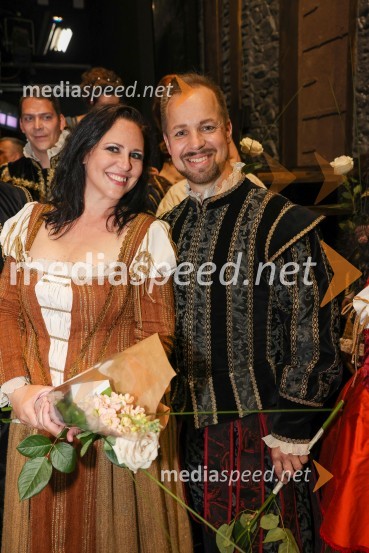  Mojca Potrč, pevka;  Martin Sušnik, operni solistRigoletto, premiera opere, SNG Maribor