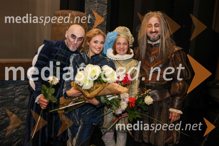  Marian Pop, operni pevec;  Nika Gorič, sopranistka;  ... ;  ... Rigoletto, premiera opere, SNG Maribor