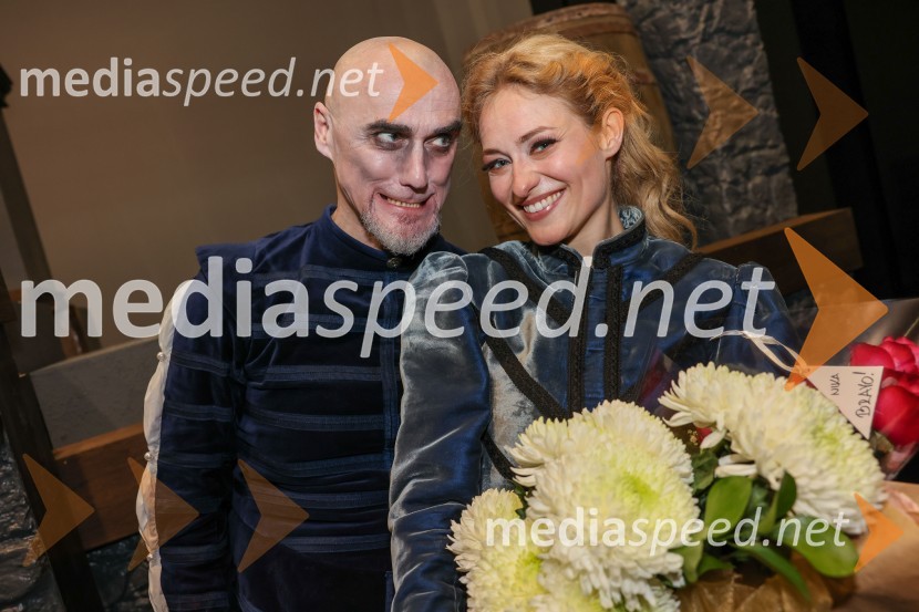  Marian Pop, operni pevec;  Nika Gorič, sopranistkaRigoletto, premiera opere, SNG Maribor