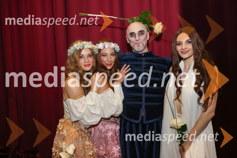  Zala Horvat;   Sandra Štefanec;  Marian Pop, operni pevec;  Marisa Višnić MaverRigoletto, premiera opere, SNG Maribor