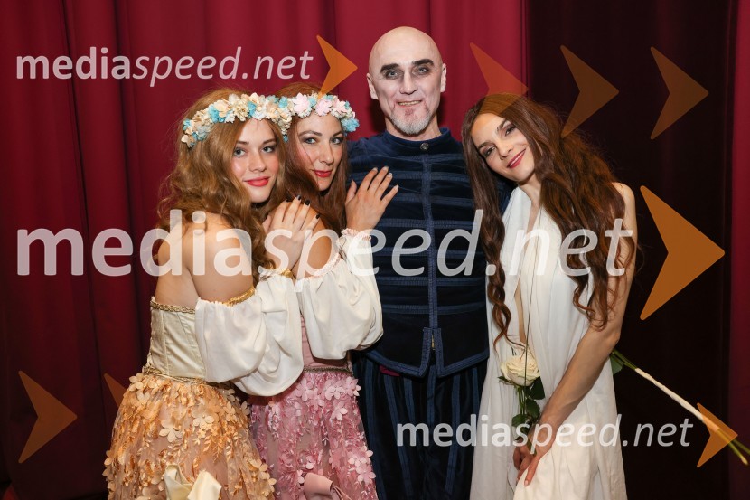  Zala Horvat;   Sandra Štefanec;  Marian Pop, operni pevec;  Marisa Višnić MaverRigoletto, premiera opere, SNG Maribor