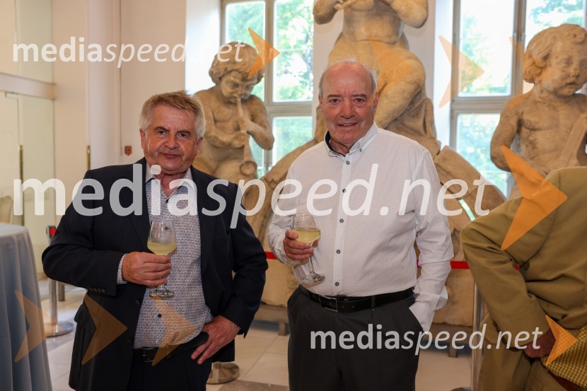  Tomaž Krajnc;  Jože JagodnikTone Vogrinec, zabava za 80. rojstni dan