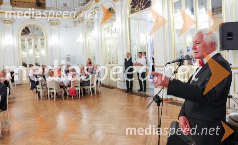  Tone Vogrinec, športni in smučarski funkcionarTone Vogrinec, zabava za 80. rojstni dan
