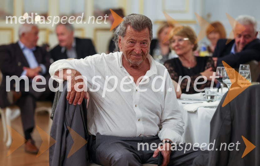  Ludvik Vrbančič, nekdanji direktor, Hotel SlavijaTone Vogrinec, zabava za 80. rojstni dan