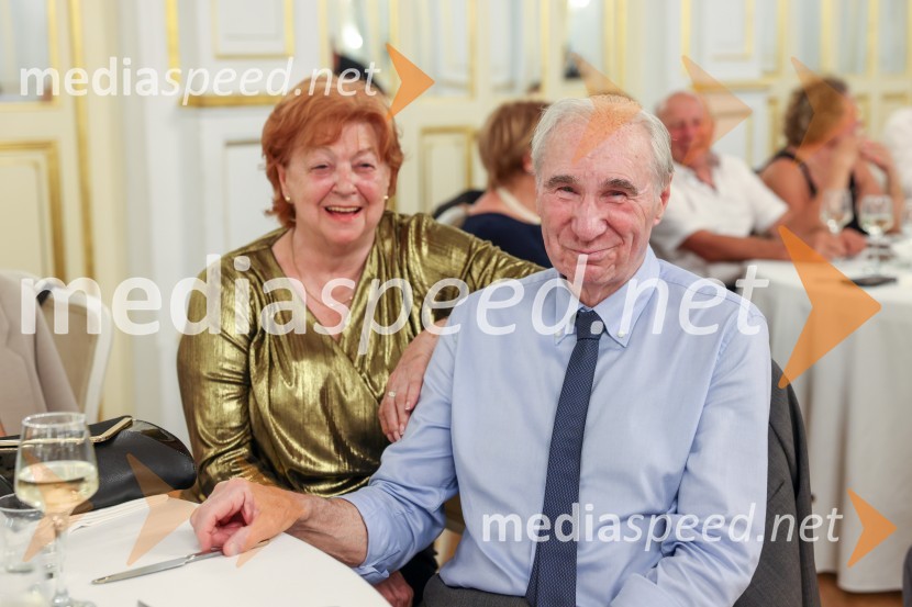  Iris Krebs;  Georg KrebsTone Vogrinec, zabava za 80. rojstni dan