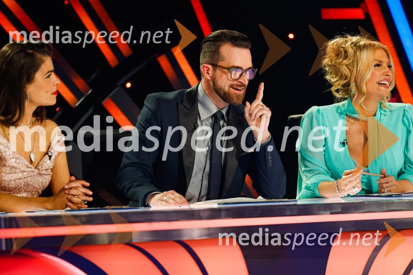  Ana Maria Mitić, stand up komičarka;  Andrej Škufca, štirikratni svetovni plesni prvak in plesni sodnik;  Helena Blagne, pevkaZnan obraz ima svoj glas, 9. oddaja