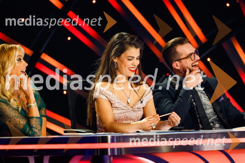  Ana Maria Mitić, stand up komičarka;  Andrej Škufca, štirikratni svetovni plesni prvak in plesni sodnikZnan obraz ima svoj glas, 9. oddaja