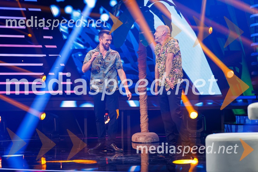  Andrej Škufca, štirikratni svetovni plesni prvak in plesni sodnik;  Peter Poles, televizijski voditeljZnan obraz ima svoj glas, 9. oddaja