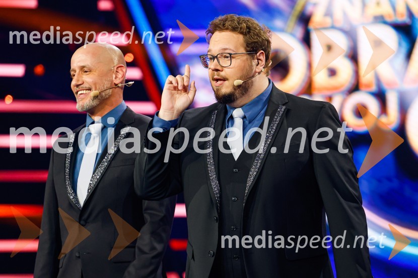  Peter Poles, televizijski voditelj;  Sašo Stare, stand up komik, voditeljZnan obraz ima svoj glas, 9. oddaja