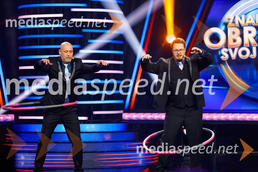  Peter Poles, televizijski voditelj;  Sašo Stare, stand up komik, voditeljZnan obraz ima svoj glas, 9. oddaja