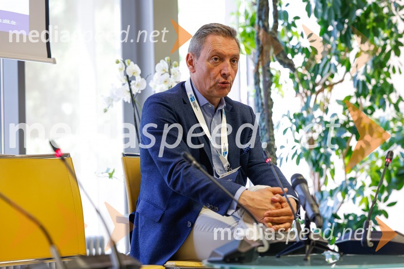 dr. Thomas Narbeshuber, podpredsednik BASF za Jugovzhodno Evropo in predsednik delovne skupine za JVE pri nemškem zunanjem gospodarskem združenju za Vzhodno EvropoDan slovensko-nemškega gospodarstva 2022