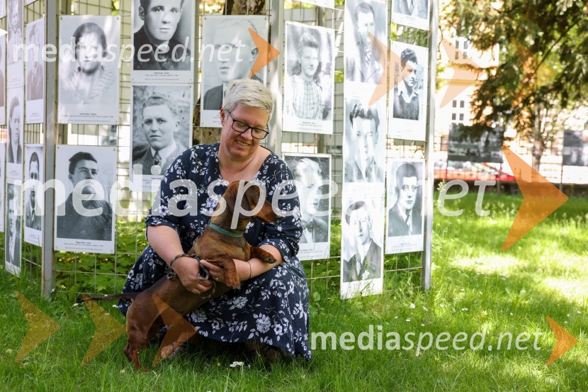 dr. Aleksandra  Berberih Slana, direktorica Muzeja narodne osvoboditve MariborPsom prijazen in dostopen muzej, novinarska konferenca