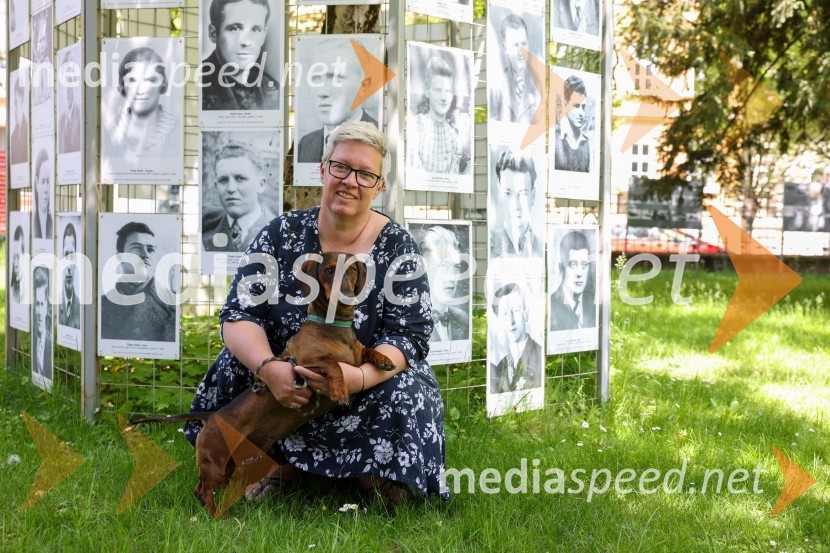 dr. Aleksandra  Berberih Slana, direktorica Muzeja narodne osvoboditve MariborPsom prijazen in dostopen muzej, novinarska konferenca