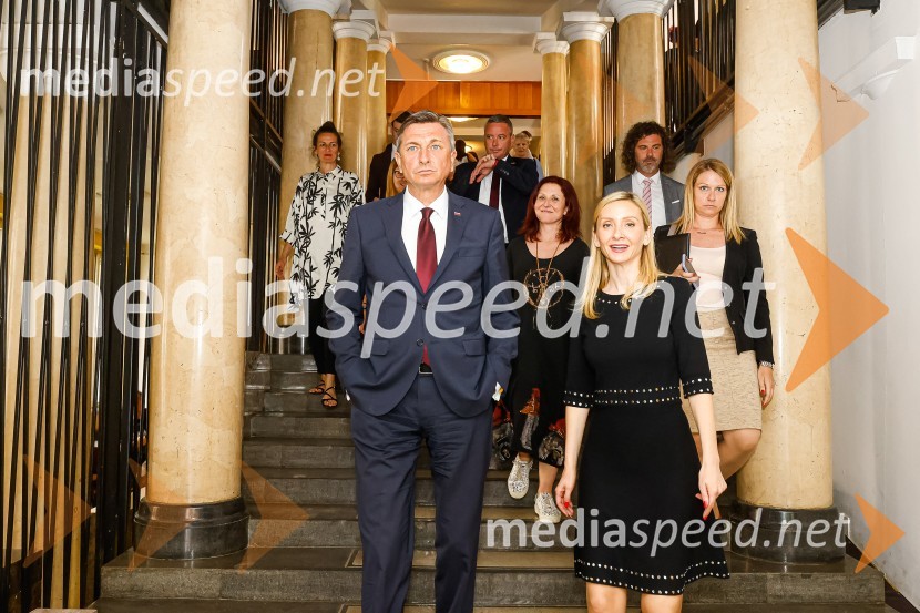  Borut Pahor, predsednik Republike Slovenije;  Barbara Murn Vrviščar, direktorica Pionirskega domaFestival lepote v Pionirskem domu