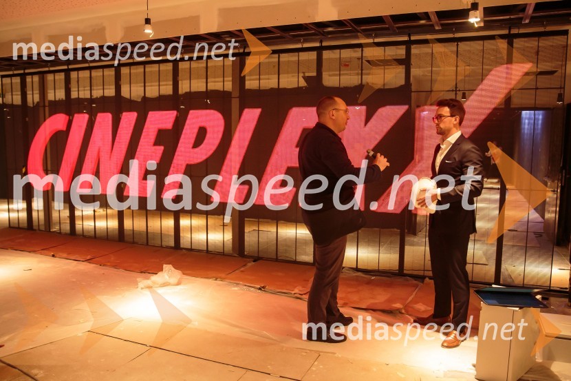 Novinarska konferenca pred otvoritvijo Cineplexx kina v Supernovi Ljubljana