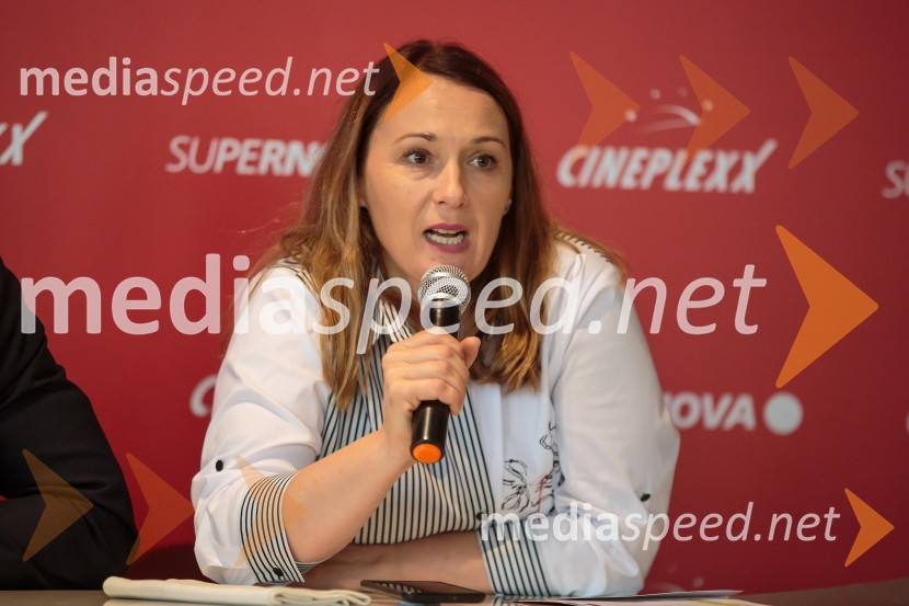 Nina Hočevar, marketing CineplexxNovinarska konferenca pred otvoritvijo Cineplexx kina v Supernovi Ljubljana