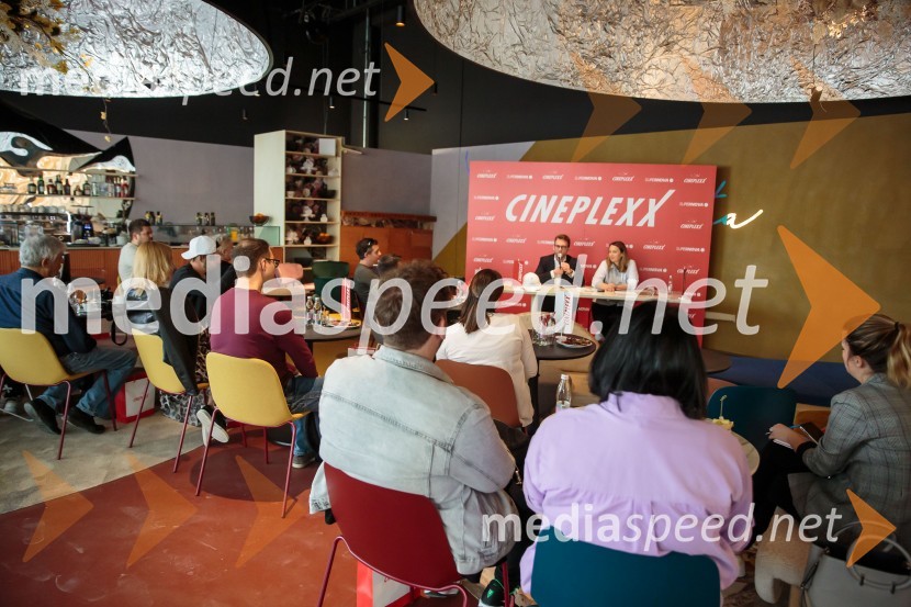 Novinarska konferenca pred otvoritvijo Cineplexx kina v Supernovi Ljubljana