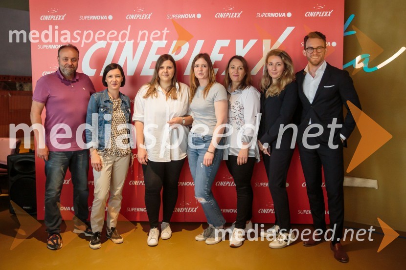 Ekipa Cineplexx SlovenijaNovinarska konferenca pred otvoritvijo Cineplexx kina v Supernovi Ljubljana