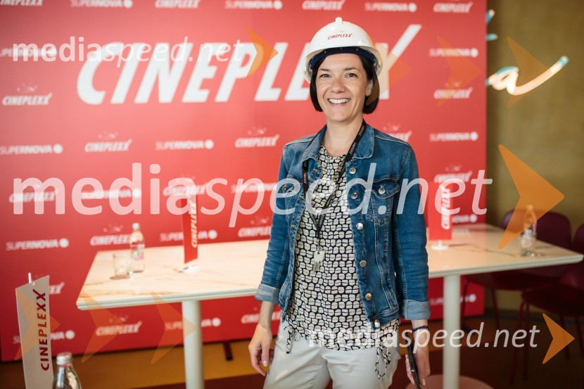  Andreja Purger, marketing CineplexxNovinarska konferenca pred otvoritvijo Cineplexx kina v Supernovi Ljubljana