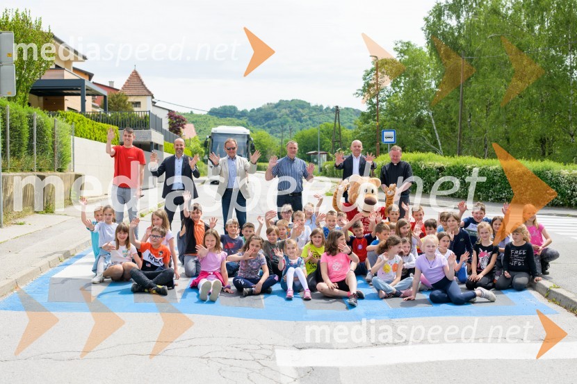 3D zebra za večjo varnost zdaj tudi v Mariboru pri Osnovni šoli Kamnica