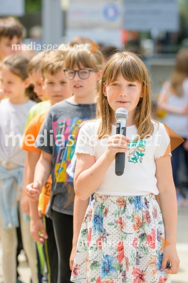 3D zebra za večjo varnost zdaj tudi v Mariboru pri Osnovni šoli Kamnica