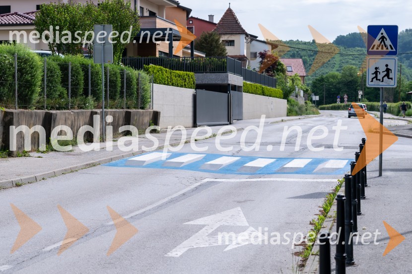 3D zebra za večjo varnost zdaj tudi v Mariboru pri Osnovni šoli Kamnica