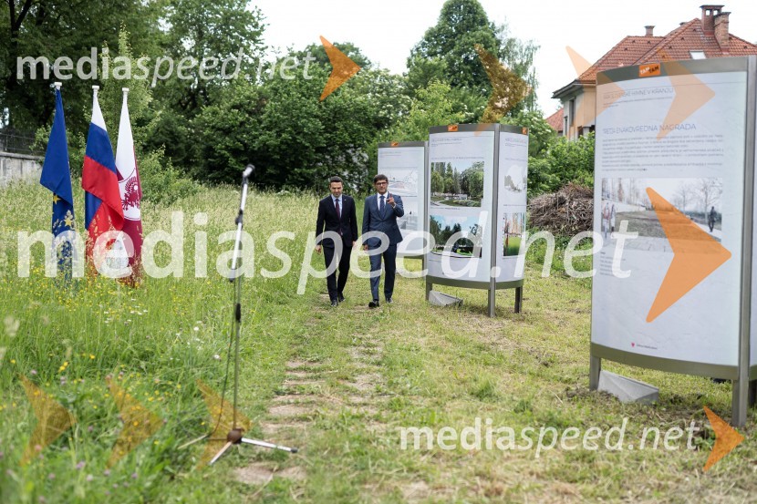 Odprtje razstave natečajnih rešitev za park Slovenske himne