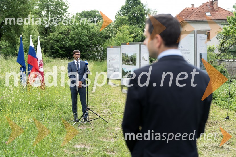  Matjaž Rakovec, župan Mestne občine KranjOdprtje razstave natečajnih rešitev za park Slovenske himne