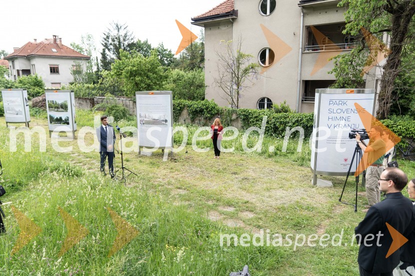 Odprtje razstave natečajnih rešitev za park Slovenske himne