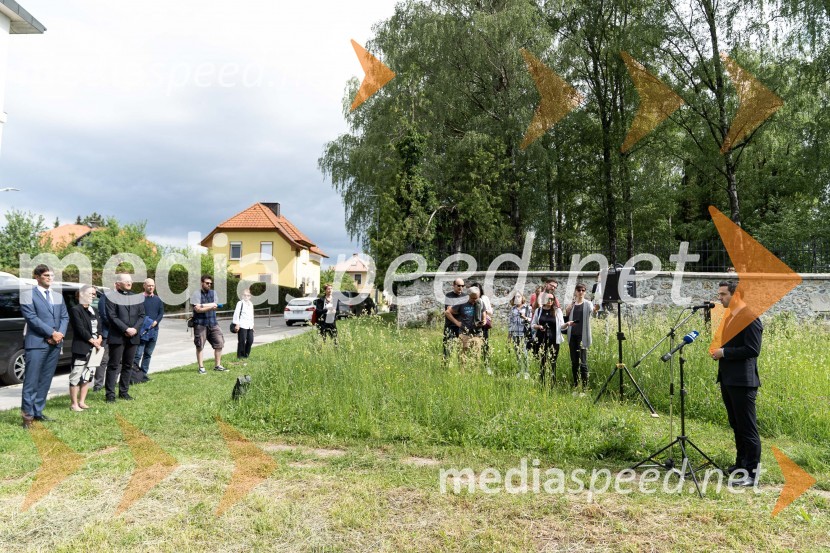 Odprtje razstave natečajnih rešitev za park Slovenske himne