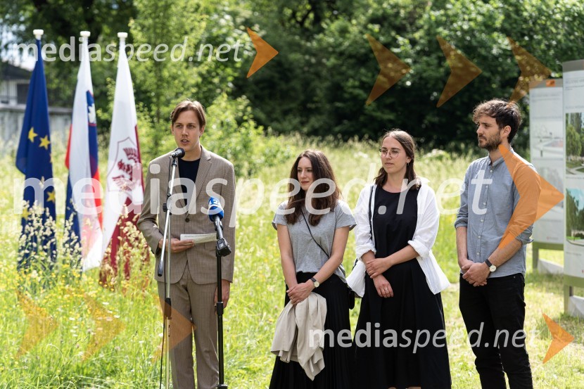 Odprtje razstave natečajnih rešitev za park Slovenske himne