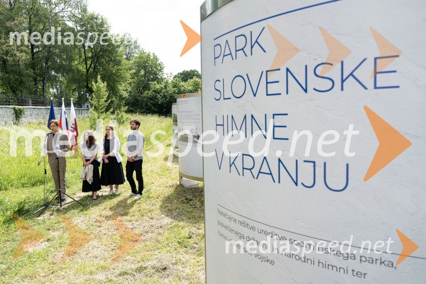Odprtje razstave natečajnih rešitev za park Slovenske himne
