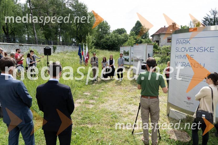 Odprtje razstave natečajnih rešitev za park Slovenske himne