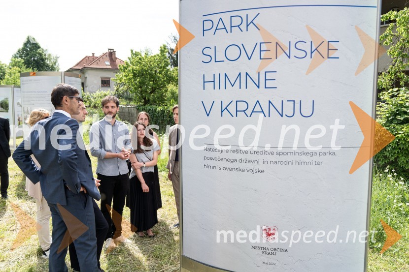 Odprtje razstave natečajnih rešitev za park Slovenske himne