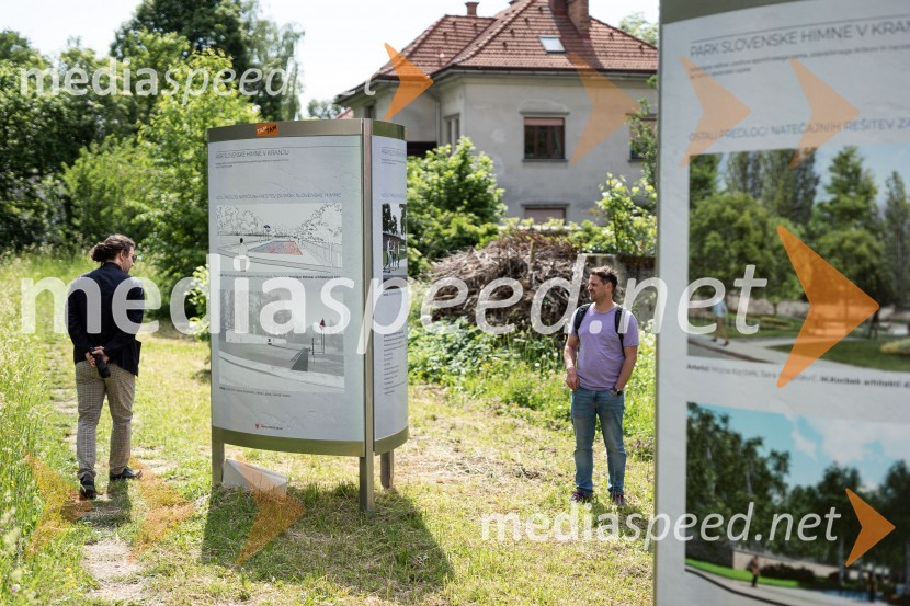 Odprtje razstave natečajnih rešitev za park Slovenske himne