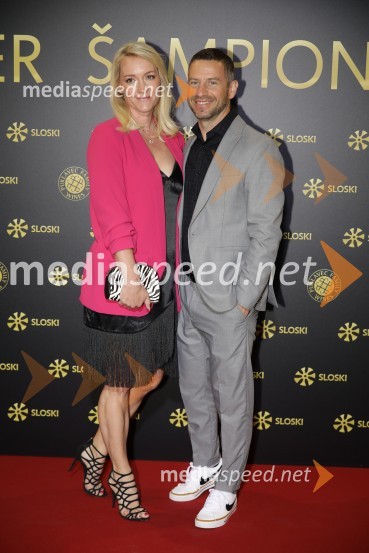  Urša Jezeršek;  Rene Mlekuž, nekdanji smučarVečer šampionov Smučarske zveze Slovenije 2022