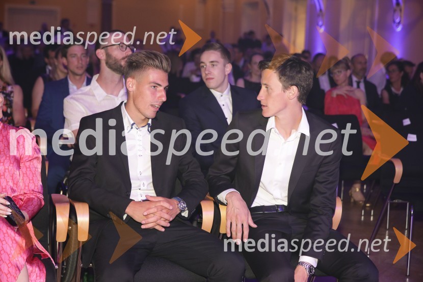  Timi Zajc, smučarski skakalec;  Peter  Prevc, smučarski skakalecVečer šampionov Smučarske zveze Slovenije 2022