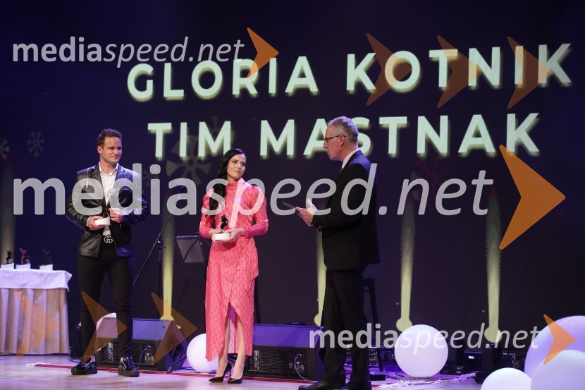  Tim  Mastnak, deskar na snegu ;  Gloria Kotnik, deskarka na snegu ;  Igor Evgen Bergant, novinar in TV voditeljVečer šampionov Smučarske zveze Slovenije 2022