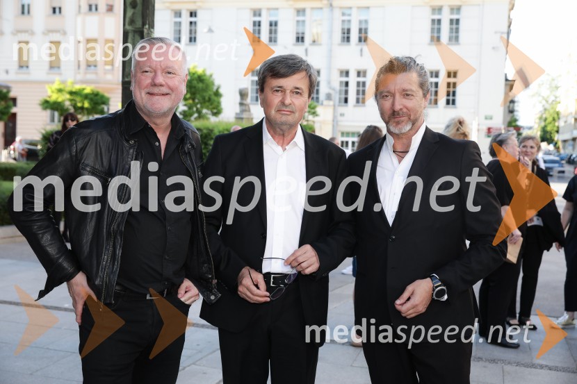  Staš Ravter, direktor SNG Opera in balet Ljubljana;  Janoš Kern, direktor Imago Sloveniae;  Renato Zanella, umetniški direktor ljubljanskega baletaThe sound, premiera kozmične opere