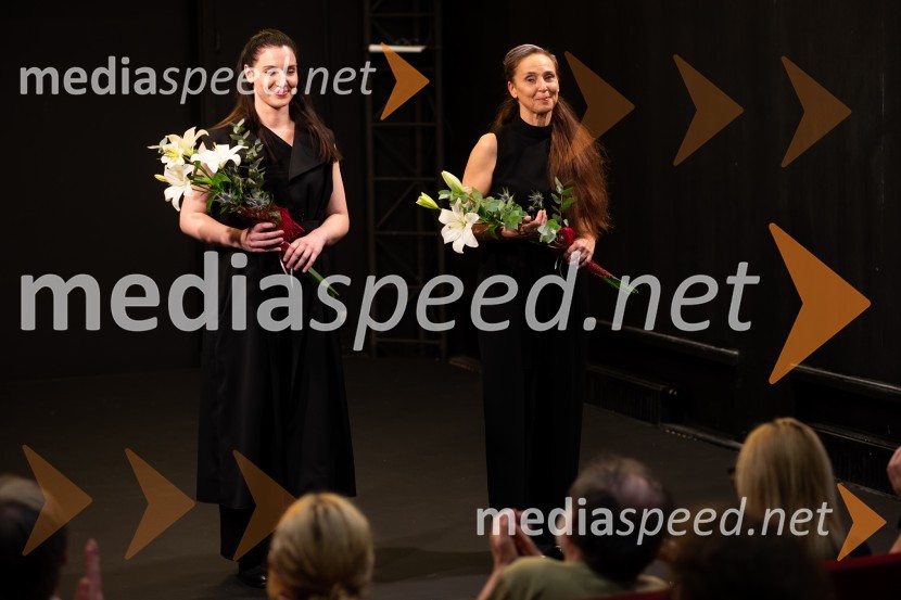  Maša Grošelj, igralka;  Lučka Počkaj, igralkaDolg, premiera drame SLG Celje