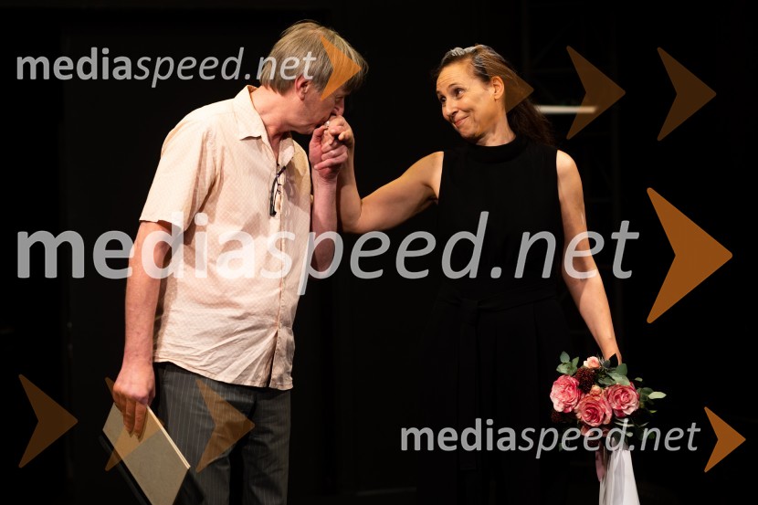  Alojz Svete, igralec;  Lučka Počkaj, igralkaDolg, premiera drame SLG Celje